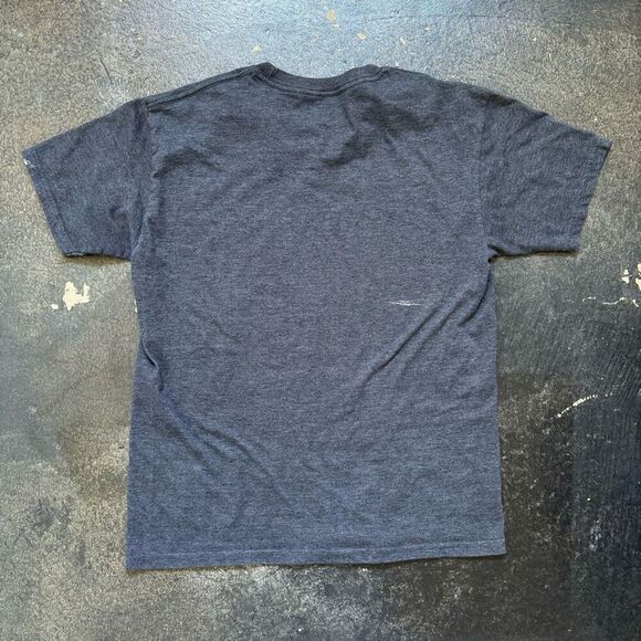 Volcom Grey Short Sleeve T-Shirt Size Medium Cotton Blend Middle Logo Skater - Picture 6 of 14